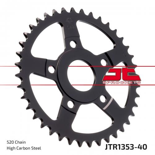 JT SPROCKETS REAR STEEL 40T, 520 JTR135340