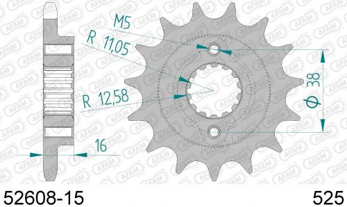 AFAM FRONT 15T, 525 AF15260815