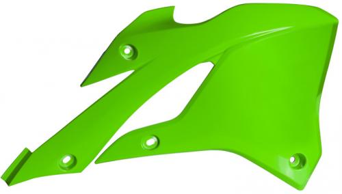 RTECH RADIATOR SCOOPS ORIGINAL COLOUR KX GREEN