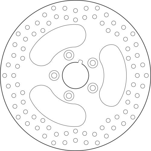 BREMBO BRAKE DISC, 68B407E0
