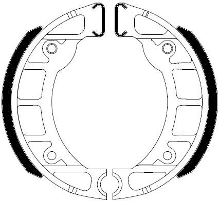 FERODO FSB910 BRAKE SHOES