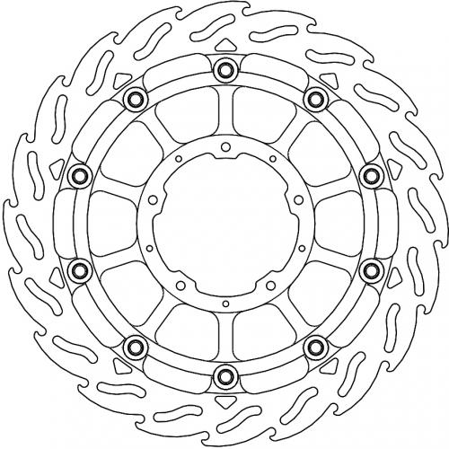 MOTO MASTER 113197, FLAME 5,5MM RACING SERIES