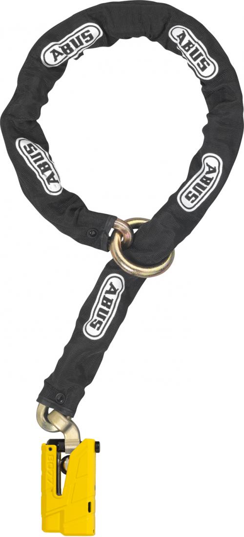 ABUS 8077 DETECTO YELLOW 2.0 + 12KS120 BLACK L