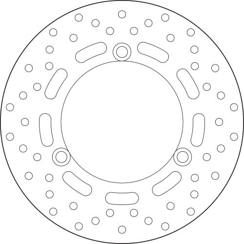 BREMBO BRAKE DISC, 68B407P1