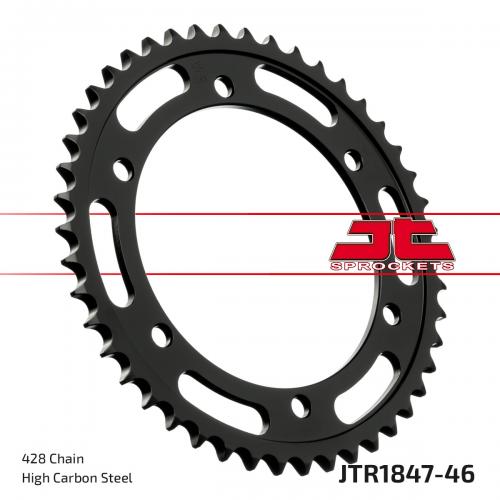 JT SPROCKETS REAR STEEL 46T, 428 JTR184746