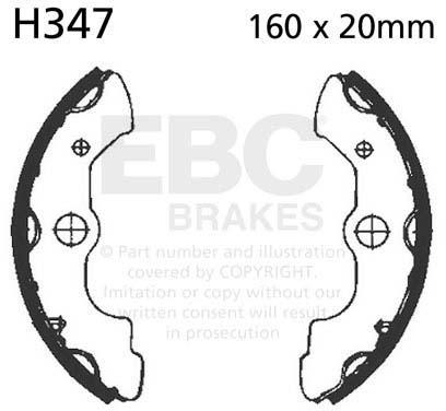 EBC H347 EBC BRAKE SHOES