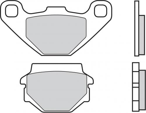 BREMBO 07KS04TT BRAKE PADS ORGANIC