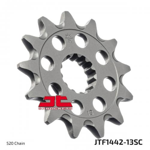 JT SPROCKETS FRONT STEEL SC 13T, 520 JTF144213S