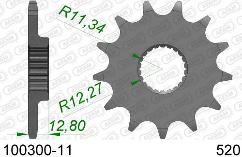 AFAM FRONT 11T, 520 AF110030011