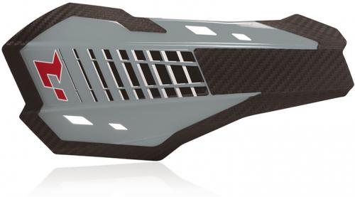 RTECH HP2 HANDGUARDS WITH KIT QUANTUM GREY