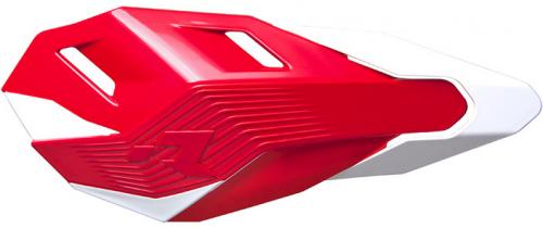 RTECH REPLACEMENT SET-HP3 HANDGUARDS RED WHITE