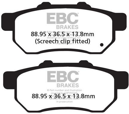 EBC FA 478TT EBC DISC PADS