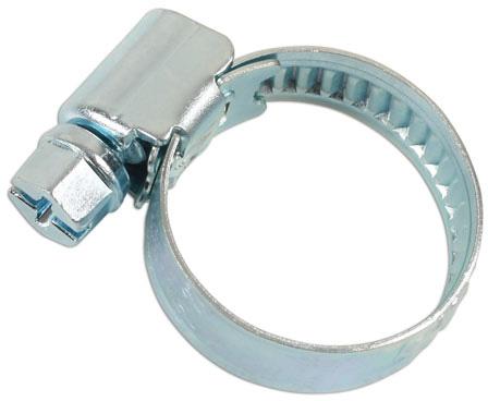 LASER TOOLS MILD STEEL HOSE CLIP 12-22MM X 9MM 5PC