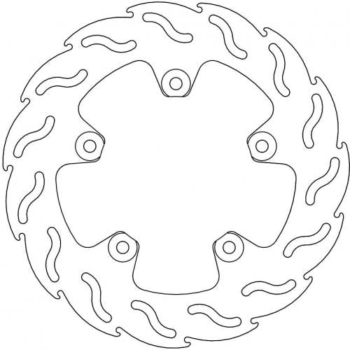 MOTO MASTER 110279, FLAME FIXED DISC 240