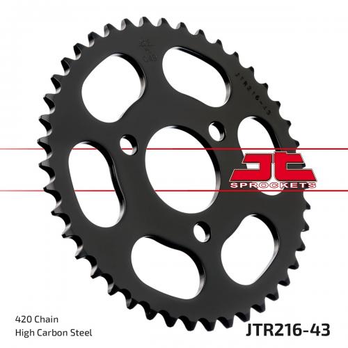 JT SPROCKETS REAR STEEL 43T, 420 JTR021643
