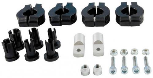 RTECH EASY M KIT HBAR 22-28 BLACK-SILVER, PLASTIC