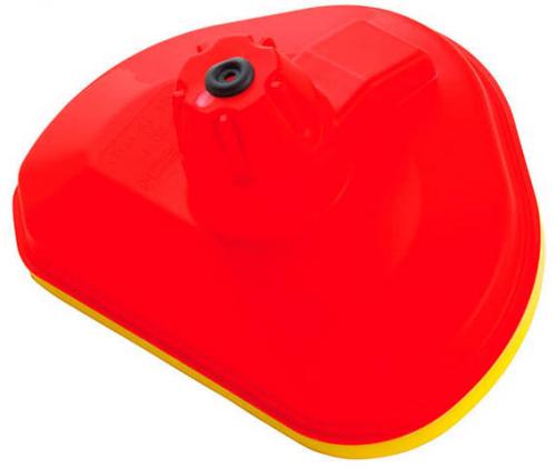 RTECH AIR BOX COVER KAWASAKI / HONDA RED/YELLOW 560421002
