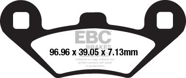 EBC SFAC 650 EBC SCOOTER CARBON PADS