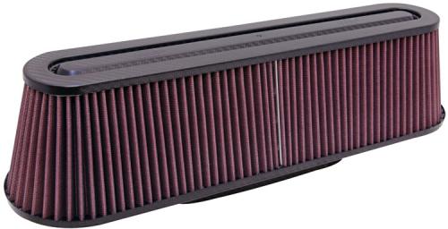 K&N UNIVERSAL AIR FILTER - CARBON FIBER TOP AND BA 13794404