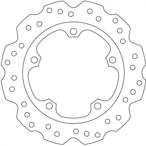 FERODO FMD0471R FIXED BRAKE DISC