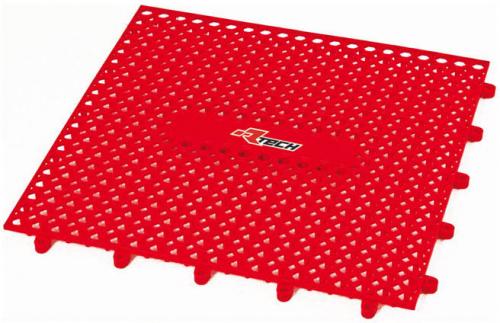 RTECH RUBBER MODULAR CARPET - RED