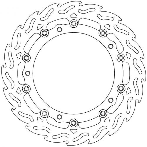 MOTO MASTER 112117, FLAME FLOATING ALU DISC 320