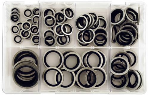 LASER TOOLS ASSORTED IMPERIAL BONDED SEAL WASHERS