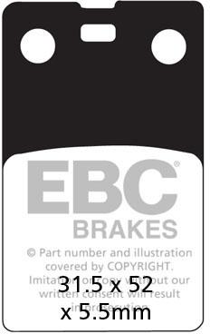 EBC SFA 99 EBC SCOOTER PADS