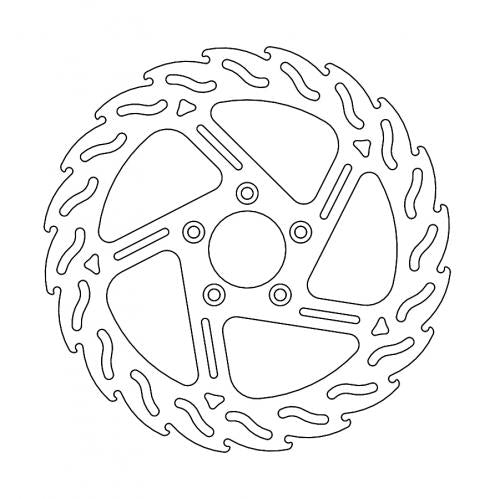 MOTO MASTER 110768, FLAME FIXED DISC 292