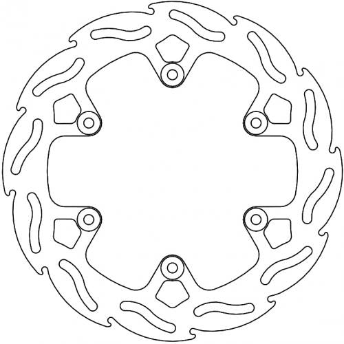 MOTO MASTER 110733, FLAME FIXED DISC 220