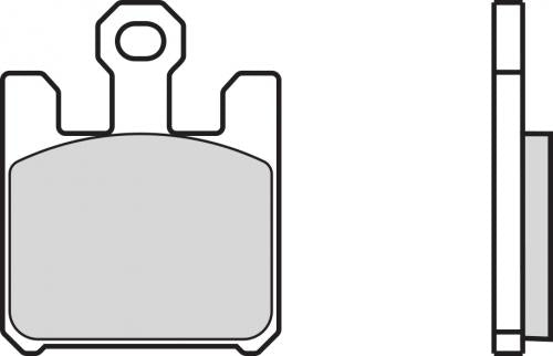 BREMBO 07SU26RC BRAKE PADS ORGANIC RACING