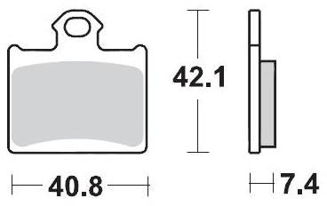 MOTO MASTER 096721, BRAKE PADS SINTER NITRO