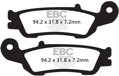 EBC EPFA450HH EBC EXTREME PRO HH DISC PADS