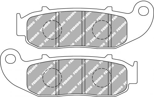 FERODO FDB2314EF BRAKE PADS ORGANIC