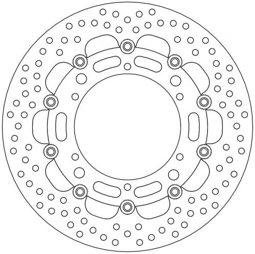 MOTO MASTER 112141, HALO FLOATING ALU DISC 310