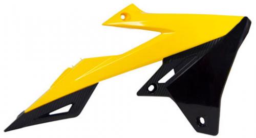 RTECH RADIATOR SCOOPS SUZUKI YELLOW-BLACK (OE) 566235243