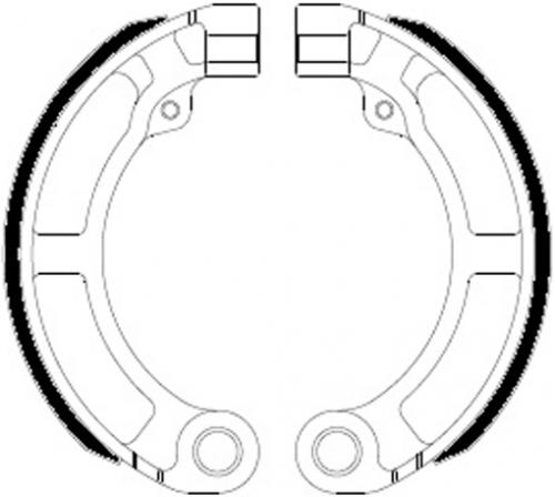FERODO FSB885A BRAKE SHOE SET