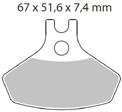 MOTO MASTER 098621, BRAKE PADS SINTER NITRO