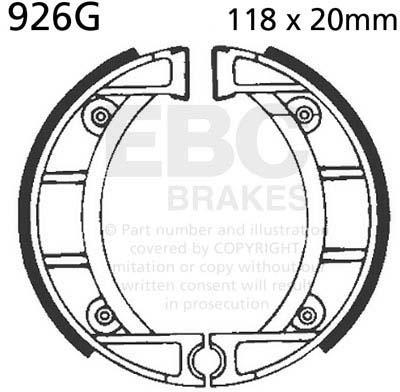 EBC 926G EBC BRAKE SHOES