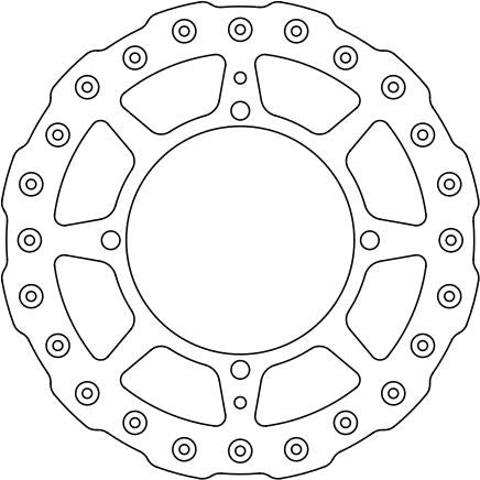 FERODO FMD0396MXR FIXED BRAKE DISC
