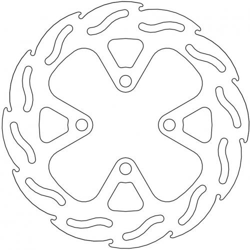 MOTO MASTER 110540, FLAME FIXED DISC 220