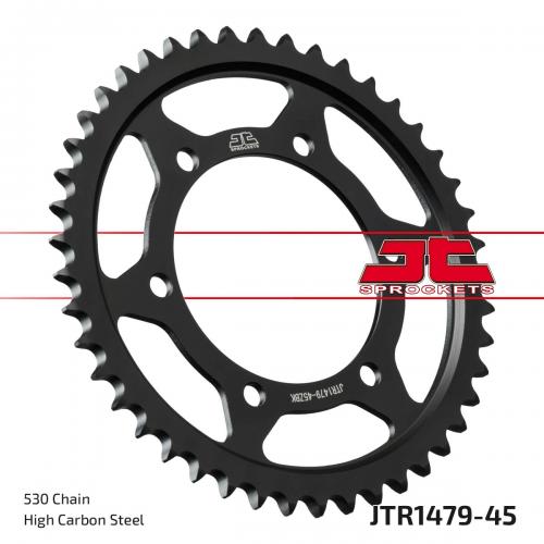 JT SPROCKETS REAR STEEL 45T BL, 530 JTR147945Z