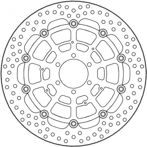 MOTO MASTER 112198, HALO FLOATING ALU DISC 320