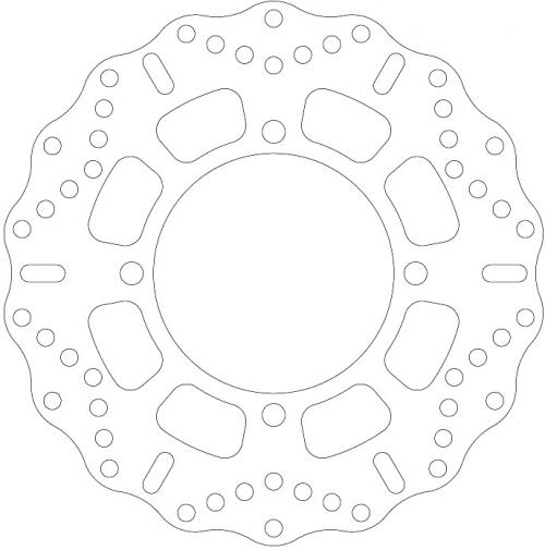 EBC BRAKE DISC MD4157C EBC CONTOUR STREET DISC