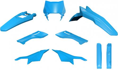 RTECH PLASTIC KIT 6 PCS LIGHT BLUE