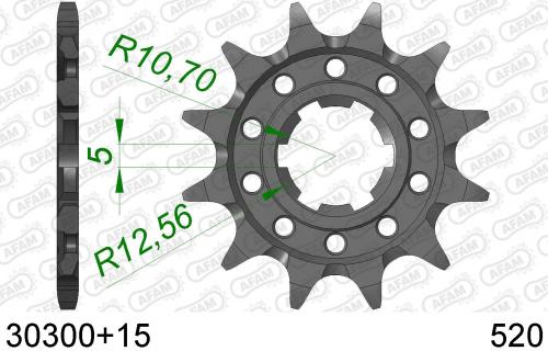 AFAM FRONT 15T, 520 AF13030015S