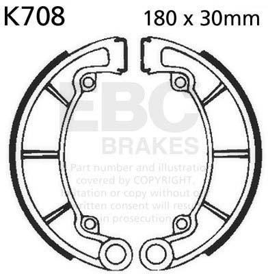 EBC K708 EBC BRAKE SHOES