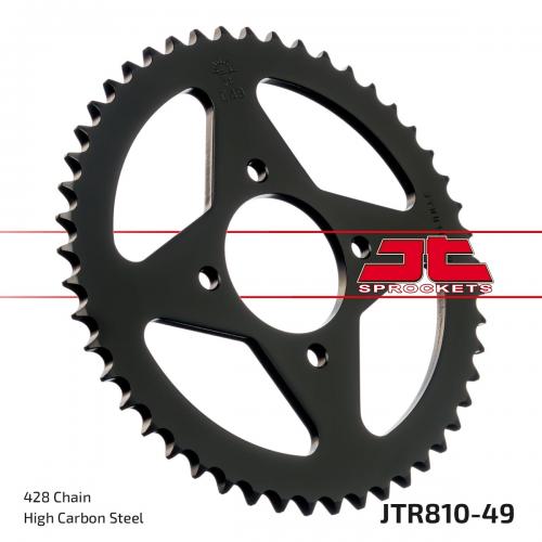 JT SPROCKETS REAR STEEL 49T, 428 JTR081049