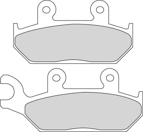 FERODO FDB737P BRAKE PADS ORGANIC