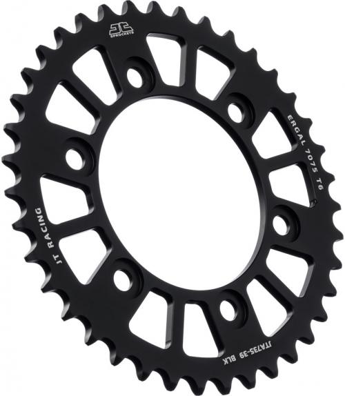 JT SPROCKETS REAR RACELITE ALU 39T BLACK, 520 JTA073539BLK